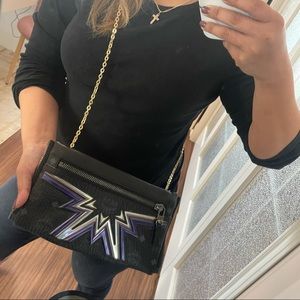 MCM Black Pouch
